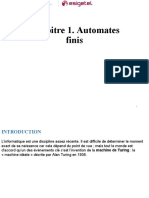 Chapitre 1 Automates Finis