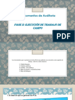 Documentos Auditoria en Fase II