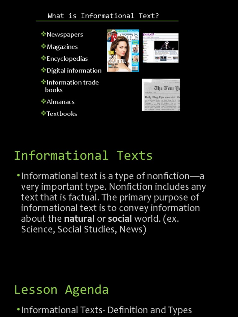 Understanding Informational Texts | PDF | Ant | Books