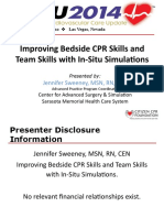 Improving Bedside CPR Skills and Team Skills With In-Situ Simulations