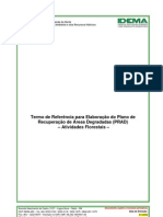 Plano de Recuperação de Area Degradada