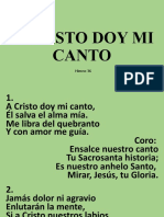 036 A CRISTO DOY MI CANTO