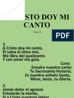 036 A Cristo Doy Mi Canto