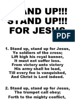 Stand Up!!! Stand Up!!! For Jesus