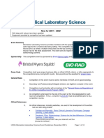 Biomedical Laboratory Science (C) Event Guidelines