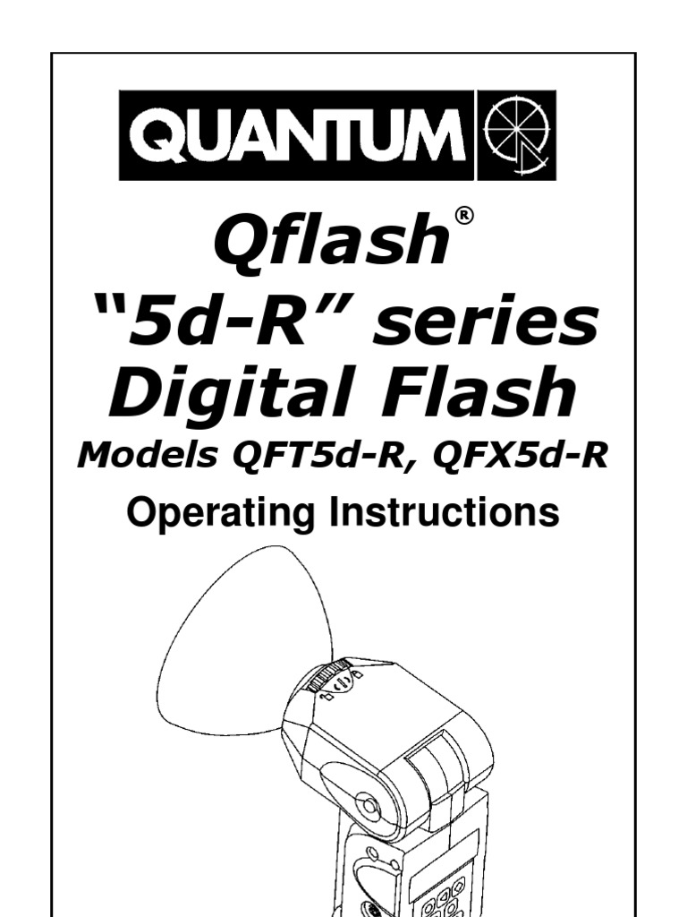 Qflash 5d-R Series User Manual | PDF | Digital Camera Modes | Exposure ...