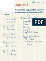 Elementos de La Curva Horizontal y Trazado