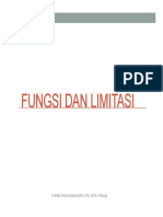 Fungsi Dan Limitasi