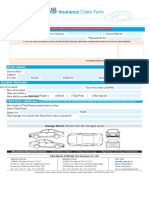 Motor Claim Form