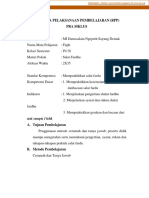 Rencana Pelaksanaan Pembelajaran (RPP) Pra Siklus: Provided by Walisongo Institutional Repository