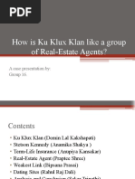 How Is Ku Klux Clan Is Like A Group of Real Estate Agents