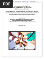 Report of Expert Panel On Children Without Placements