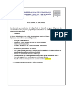 Lineamientos de Trabajo Final de Diplomado I.A.