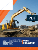 908E Excavator: Tough World. Tough Equipment