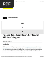 Forensic Methodology Report