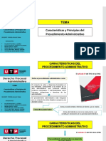 Caracteristicas y Principios Del Procedimiento Administrativo