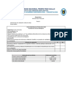 Lista Cotejo. Evaluación Tareas. MI 412 Tesis I Proyecto