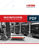 Pallet Shuttle System: Semi-Automatic High Density Storage Solution