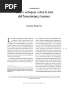 Desacatos N° 23-6. Cuatro enfoques sobre la idea del florecimiento humano. Paulette Dieterlen