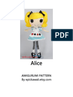 Alice: Amigurumi Pattern