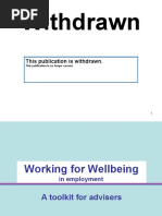 Powerpoint Employment Focused Mental Health and Wellbeing Guidance