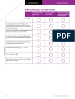 Revision Checklist For Chapter P6