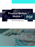 WQU Financial Markets Module 7