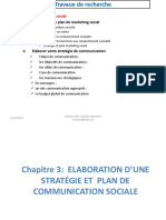 CHAPITRE 3 Plan de Communication Sociale 2020