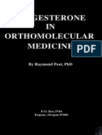 Progesterone in Orthomolecular Medicine by Ray Peat