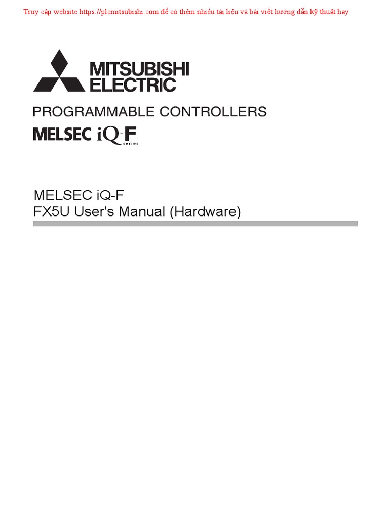 FX5U - Hardware Manual | PDF | Programmable Logic Controller | Power Supply