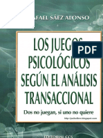 Rafael Sáenz - Los Juegos Psicologicos Segun El Analisis Transaccional