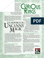 Annulus Conflagros: The Emporium of Uncanny Magic - Curious Rings