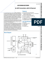 μP Compatible A/D Converters with 8-Channel: ADC0808/ADC0809 8-Bit Multiplexer