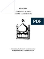PROPOSAL Renovasi Masjid Gudang 10 Juni 2021