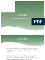 Disaster: Basic Concepts Andnature of Disaster