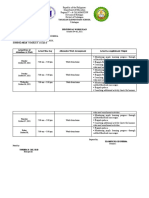 Individual Work Plan for Teacher