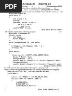 CS Mock (3) 2020-01-12: (I) Puts (Ii) Randomize (Compartment-2009)