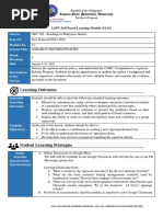 Earning Outcomes: LSPU Self-Paced Learning Module (SLM)