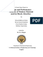 Design and Performance Analysis of Modern Material Used in Shock Absorber