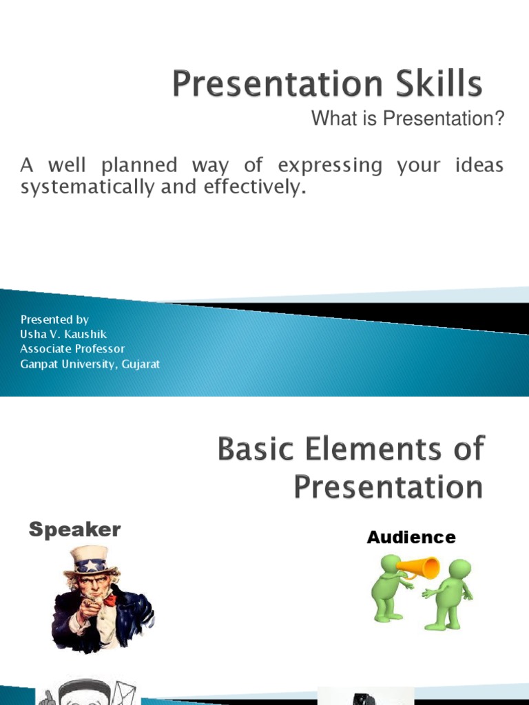 Presentation Skills Final | PDF