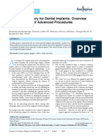 Stage-Two Surgery For Dental Implants: Overview and Relevance of Advanced Procedures