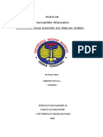 Makalah Manajemen Pemasaran Materi Tentang Menganalisis Pasar Konsumen Dan Perilaku Pembeli