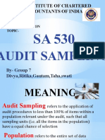 The Institute of Chartered Accountants of India: Audit Sampling