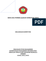 RPS Organisasi Komputer - Mandala