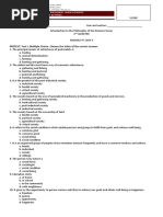 PRETEST: Test I. Multiple Choice. Choose The Letter of The Correct Answer