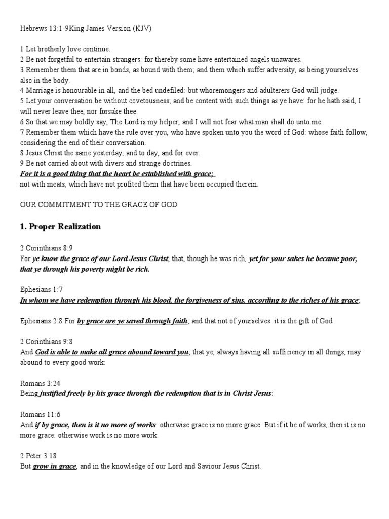 Embracing the Grace of God | PDF | Grace In Christianity | Epistle To ...