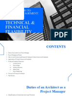Technical & Financial Feasibility: Introduction To Project Management