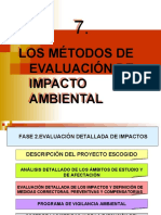 Cv-7a - Metodos de Evaluacion de Impacto Ambiental
