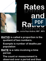 Rates and Ratios