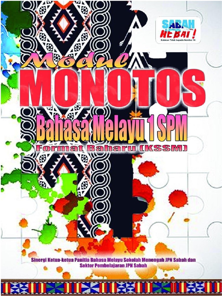 Modul Monotos BM Kertas 1 + JWP  PDF